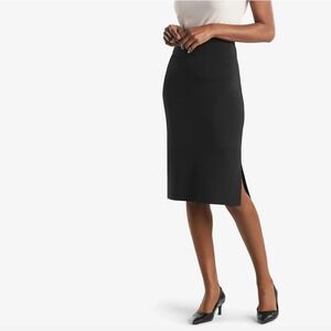 NWT MM Lafleur The Harlem Skirt Viscose Knit Black Size Medium
